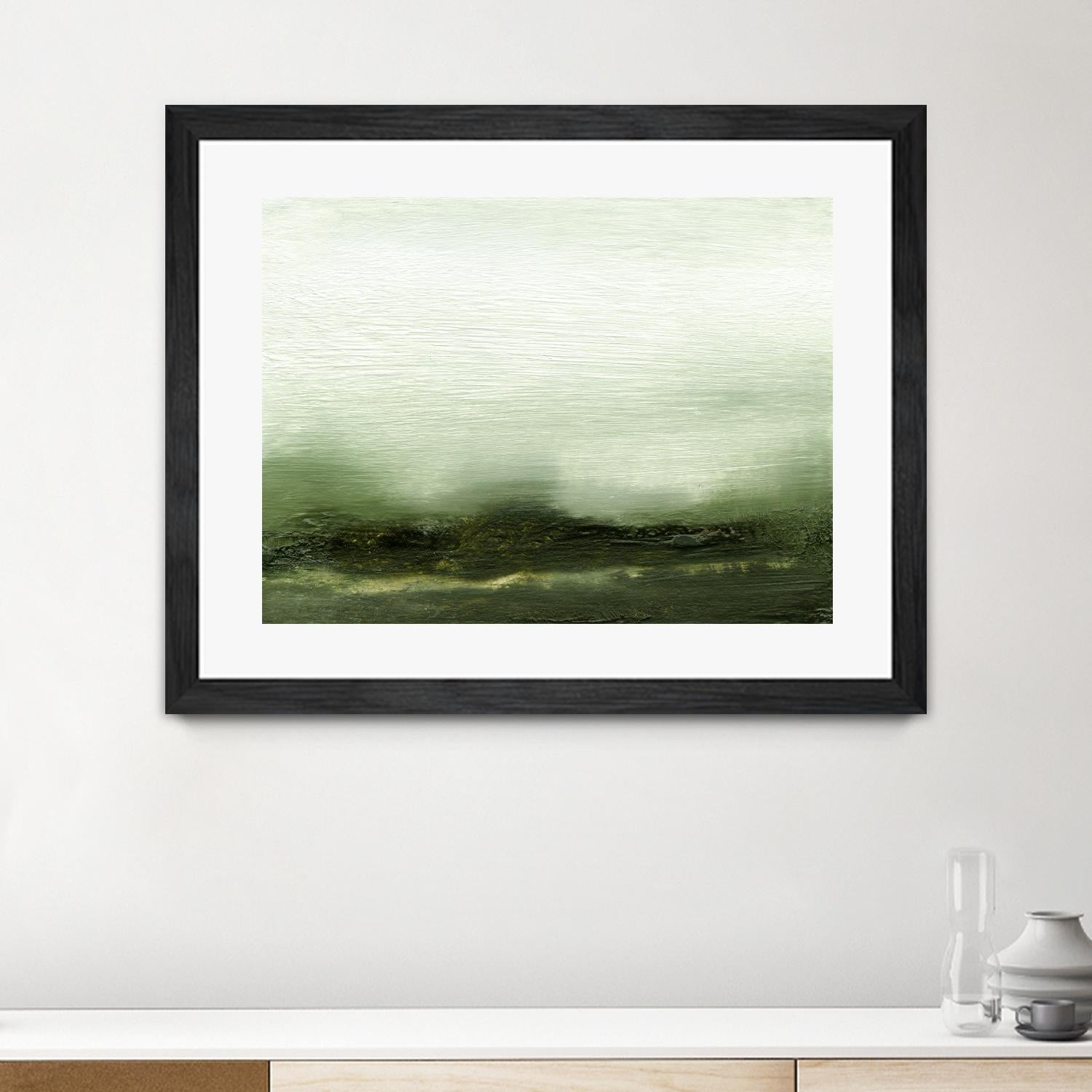 Verdant III by Sharon Gordon on GIANT ART - green abstract