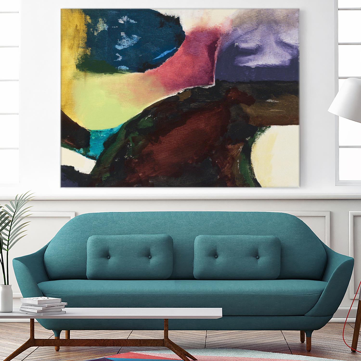 Obsession I by Sisa Jasper on GIANT ART - pink abstract