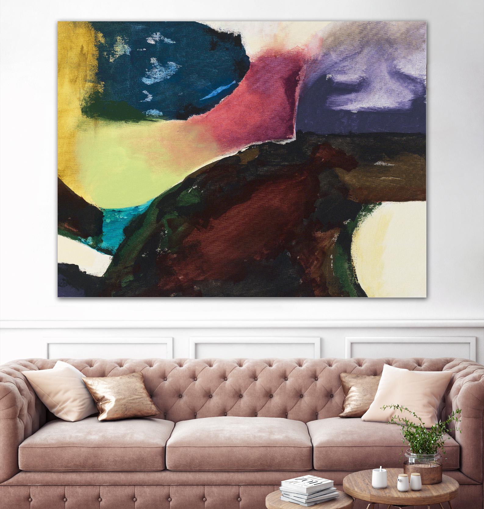 Obsession I by Sisa Jasper on GIANT ART - pink abstract