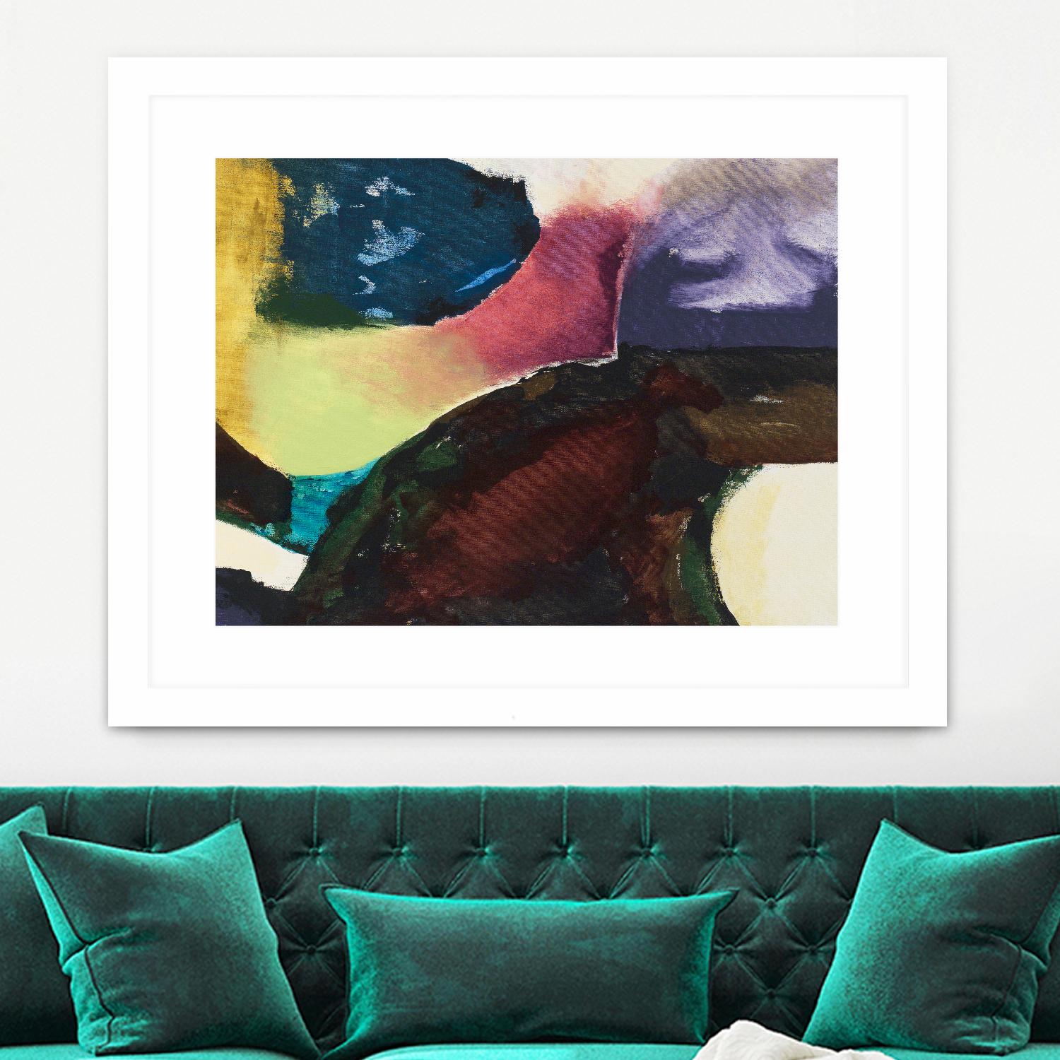 Obsession I by Sisa Jasper on GIANT ART - pink abstract