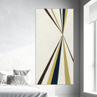 Vanishing Point I by June Erica Vess on GIANT ART - beige abstract