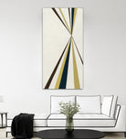 Vanishing Point I by June Erica Vess on GIANT ART - beige abstract