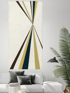 Vanishing Point I by June Erica Vess on GIANT ART - beige abstract