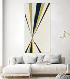 Vanishing Point II by June Erica Vess on GIANT ART - beige abstract geometrical