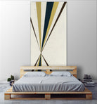 Vanishing Point II by June Erica Vess on GIANT ART - beige abstract geometrical