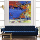 New England Autumn by Janet Bothne on GIANT ART - blue abstract