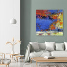 New England Autumn by Janet Bothne on GIANT ART - blue abstract