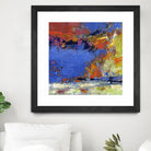 New England Autumn by Janet Bothne on GIANT ART - blue abstract