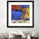 New England Autumn by Janet Bothne on GIANT ART - blue abstract