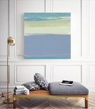 Blue Coast I by Sharon Gordon on GIANT ART - beige abstract