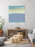 Blue Coast I by Sharon Gordon on GIANT ART - beige abstract