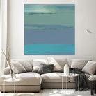 Blue Coast II by Sharon Gordon on GIANT ART - green abstract