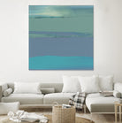 Blue Coast II by Sharon Gordon on GIANT ART - green abstract