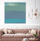 Blue Coast II by Sharon Gordon on GIANT ART - green abstract