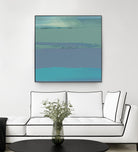 Blue Coast II by Sharon Gordon on GIANT ART - green abstract