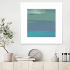 Blue Coast II by Sharon Gordon on GIANT ART - green abstract