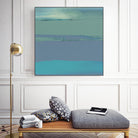 Blue Coast II by Sharon Gordon on GIANT ART - green abstract