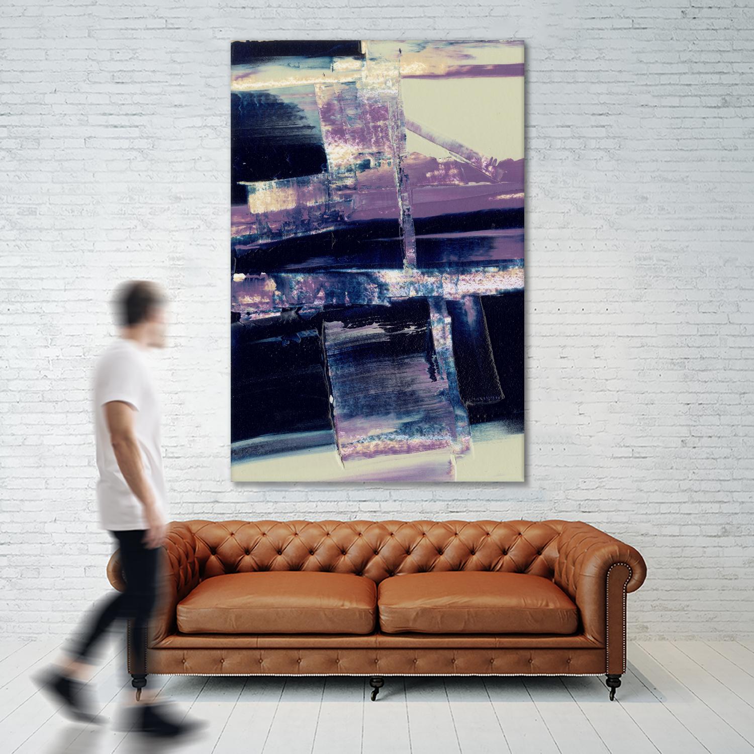 Violet Fusion I by Sharon Gordon on GIANT ART - pink abstract