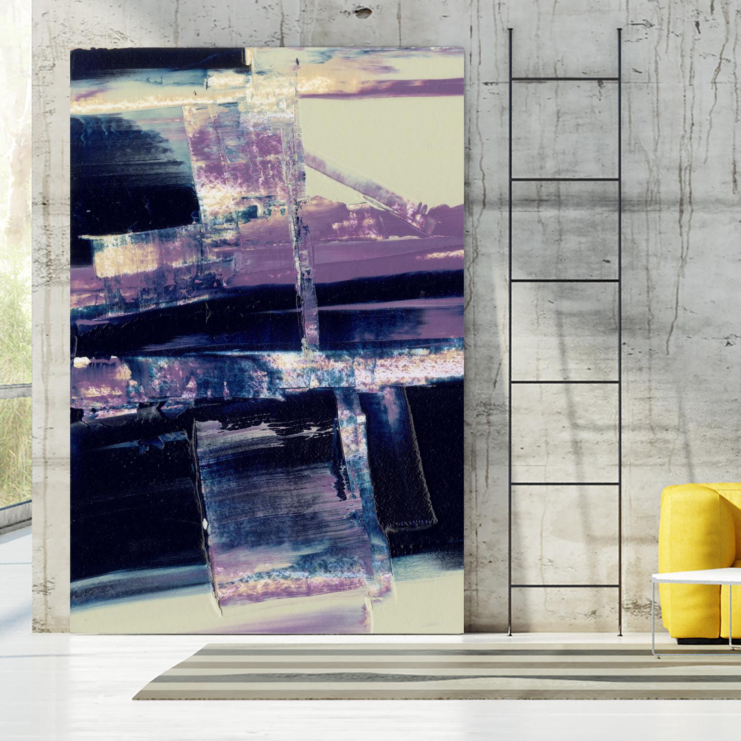 Violet Fusion I by Sharon Gordon on GIANT ART - pink abstract