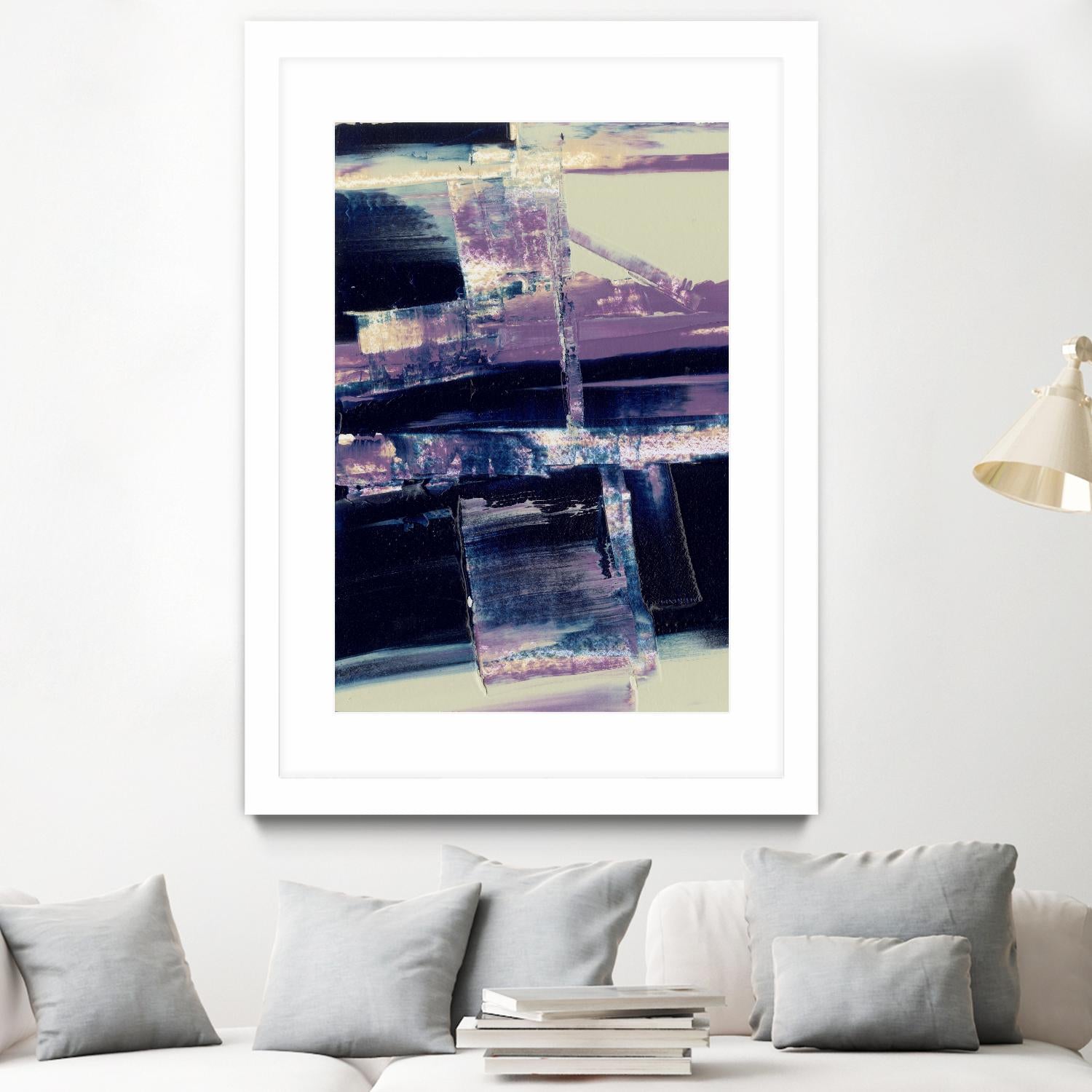 Violet Fusion I by Sharon Gordon on GIANT ART - pink abstract