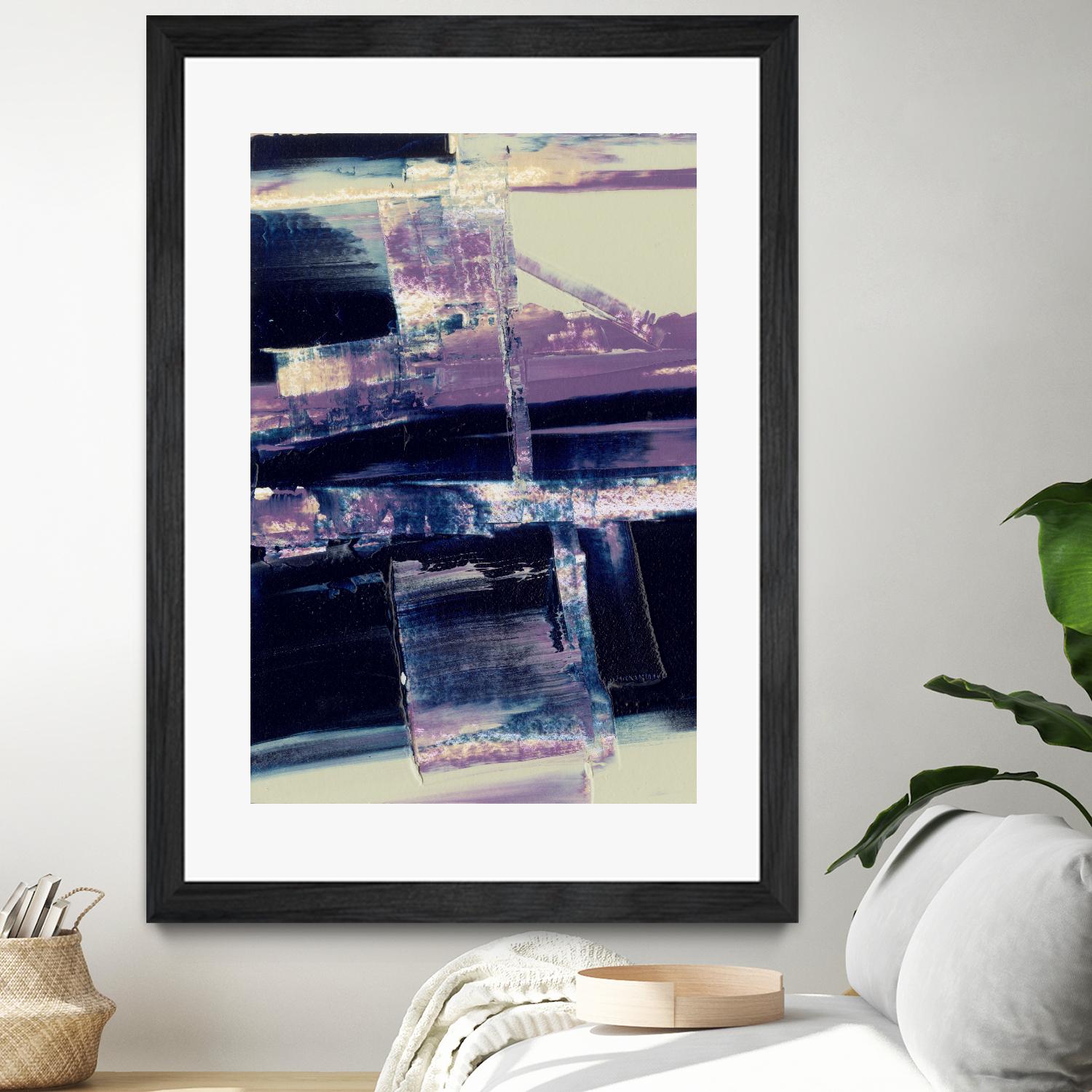 Violet Fusion I by Sharon Gordon on GIANT ART - pink abstract