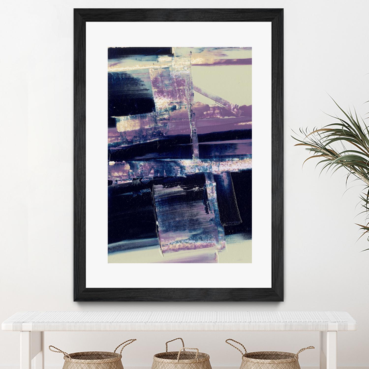 Violet Fusion I by Sharon Gordon on GIANT ART - pink abstract