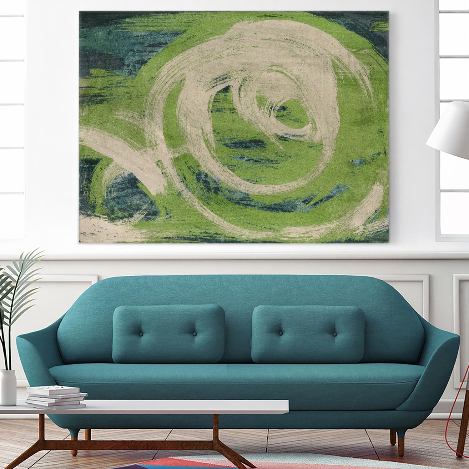 Waters Edge by Charles McMullen on GIANT ART - beige abstract