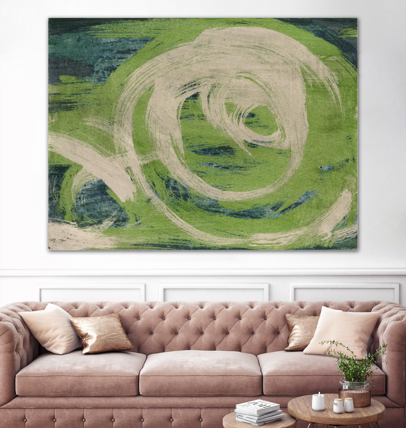 Waters Edge by Charles McMullen on GIANT ART - beige abstract