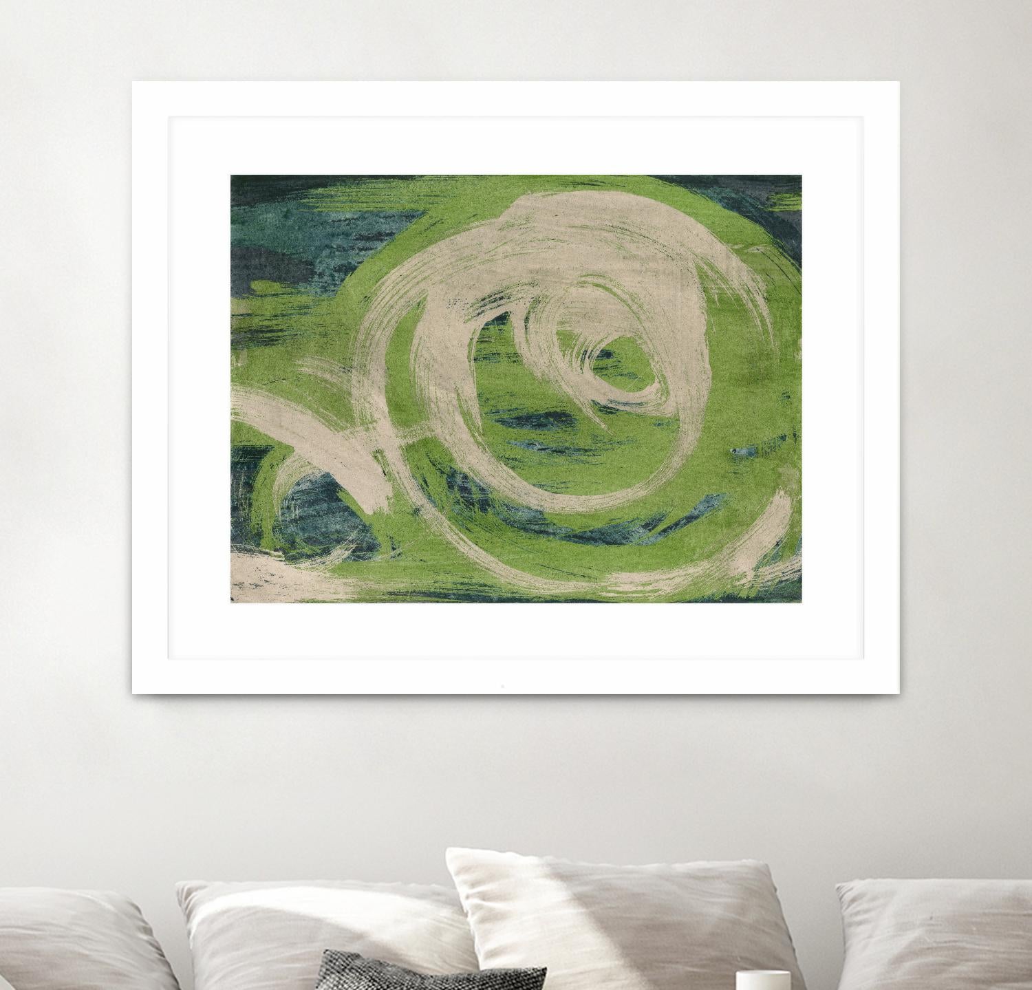 Waters Edge by Charles McMullen on GIANT ART - beige abstract