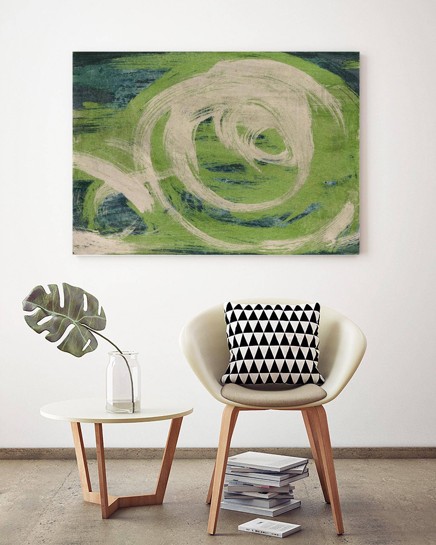 Waters Edge by Charles McMullen on GIANT ART - beige abstract