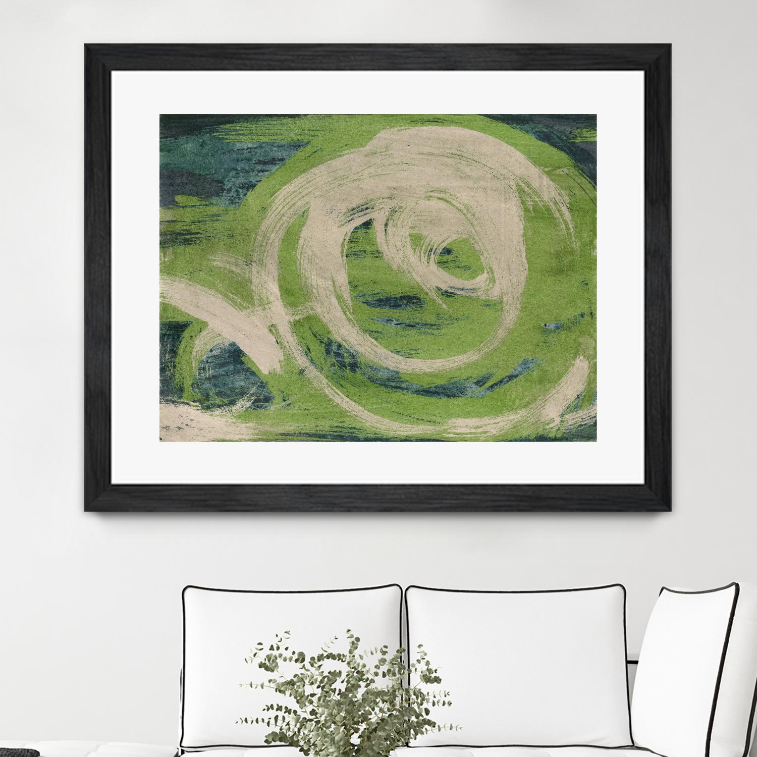 Waters Edge by Charles McMullen on GIANT ART - beige abstract