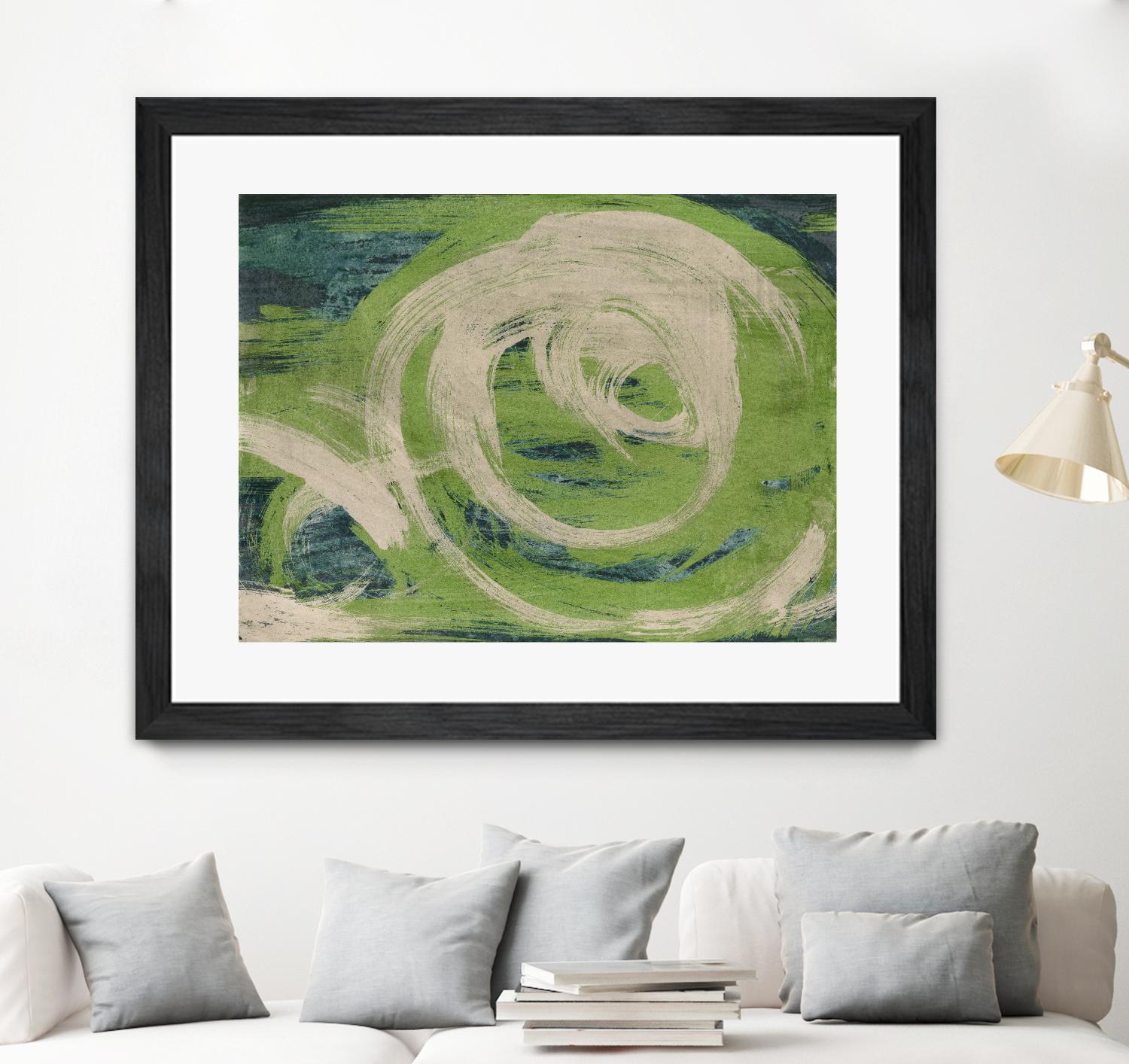 Waters Edge by Charles McMullen on GIANT ART - beige abstract