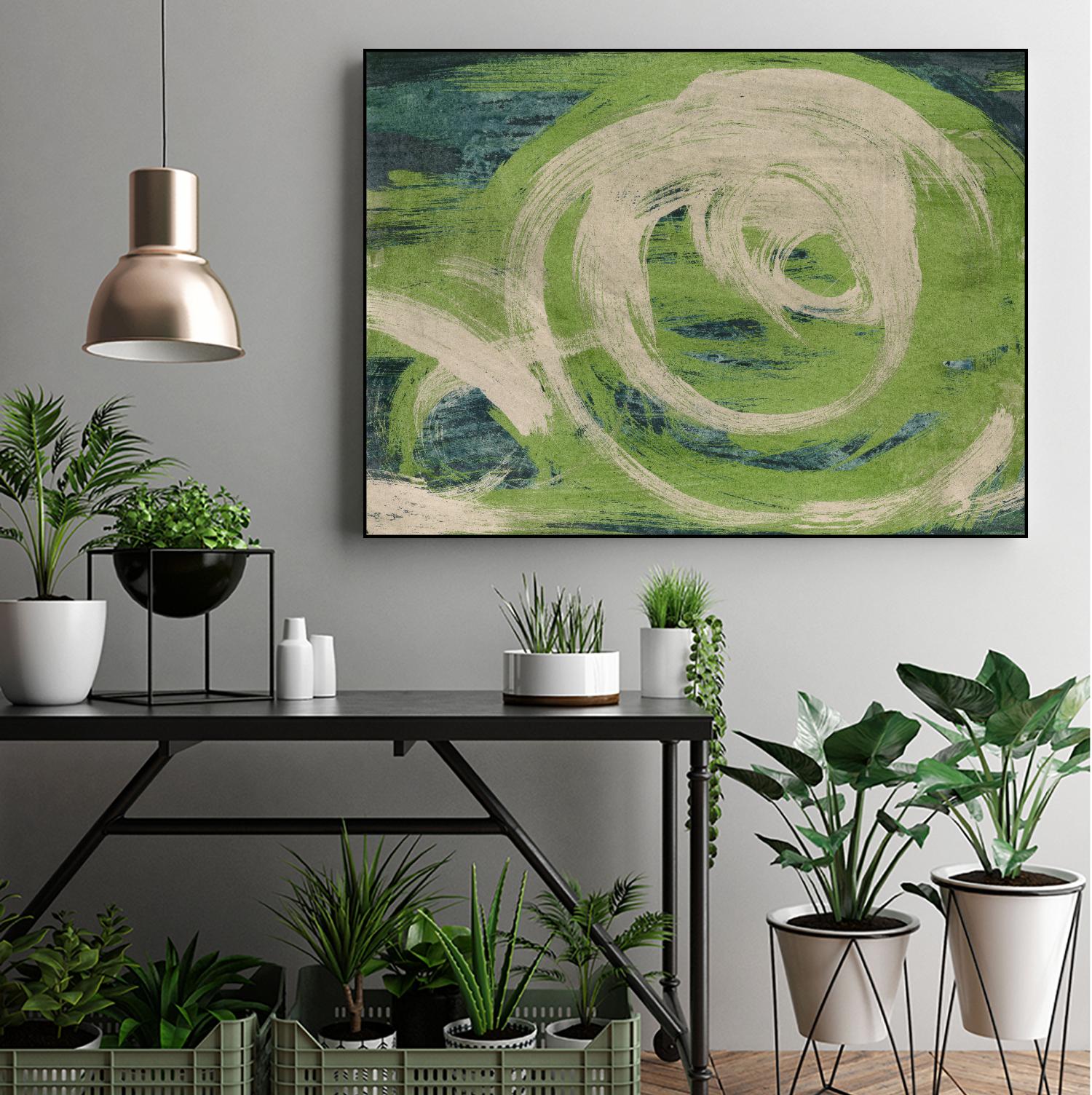 Waters Edge by Charles McMullen on GIANT ART - beige abstract