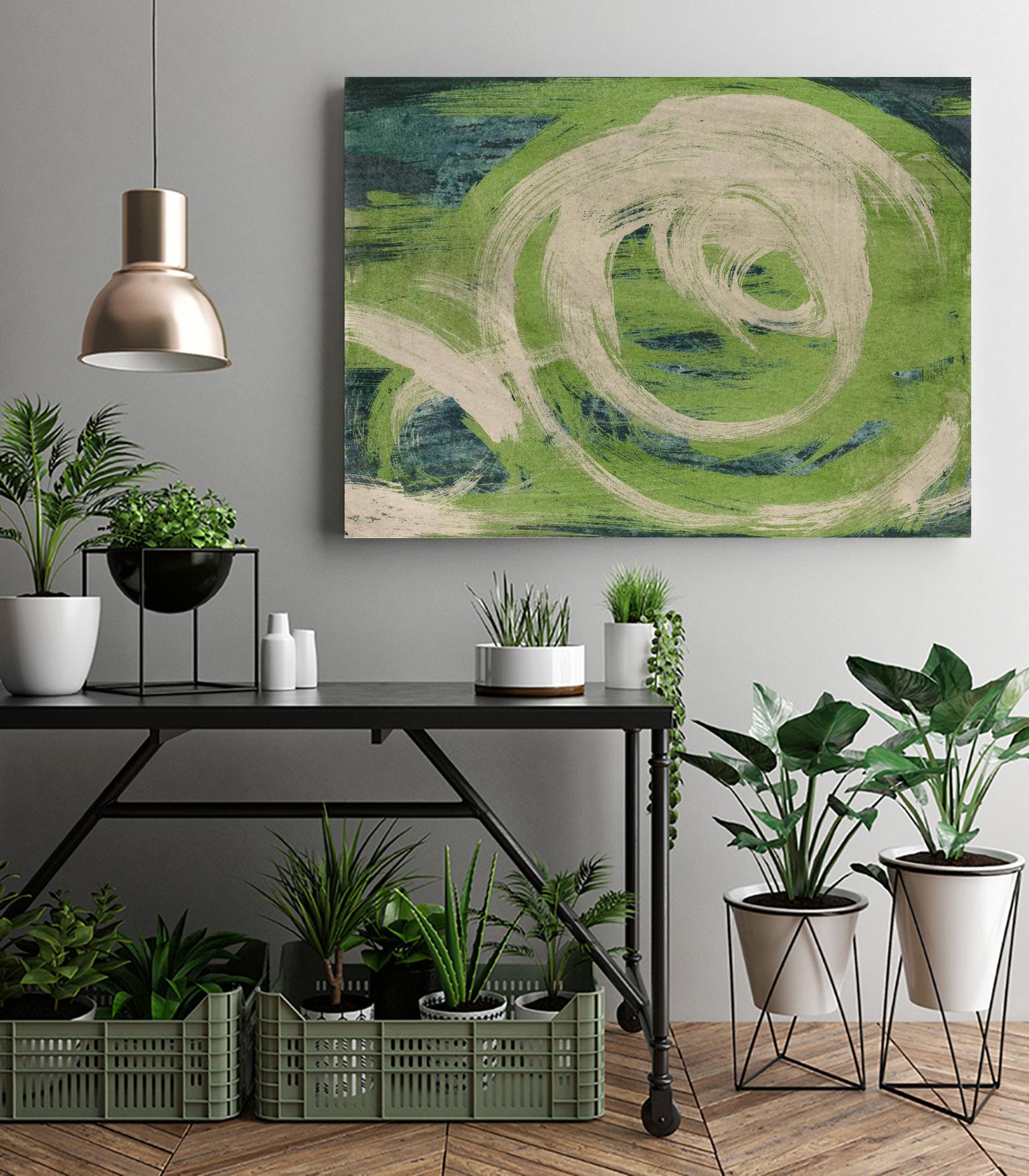 Waters Edge by Charles McMullen on GIANT ART - beige abstract