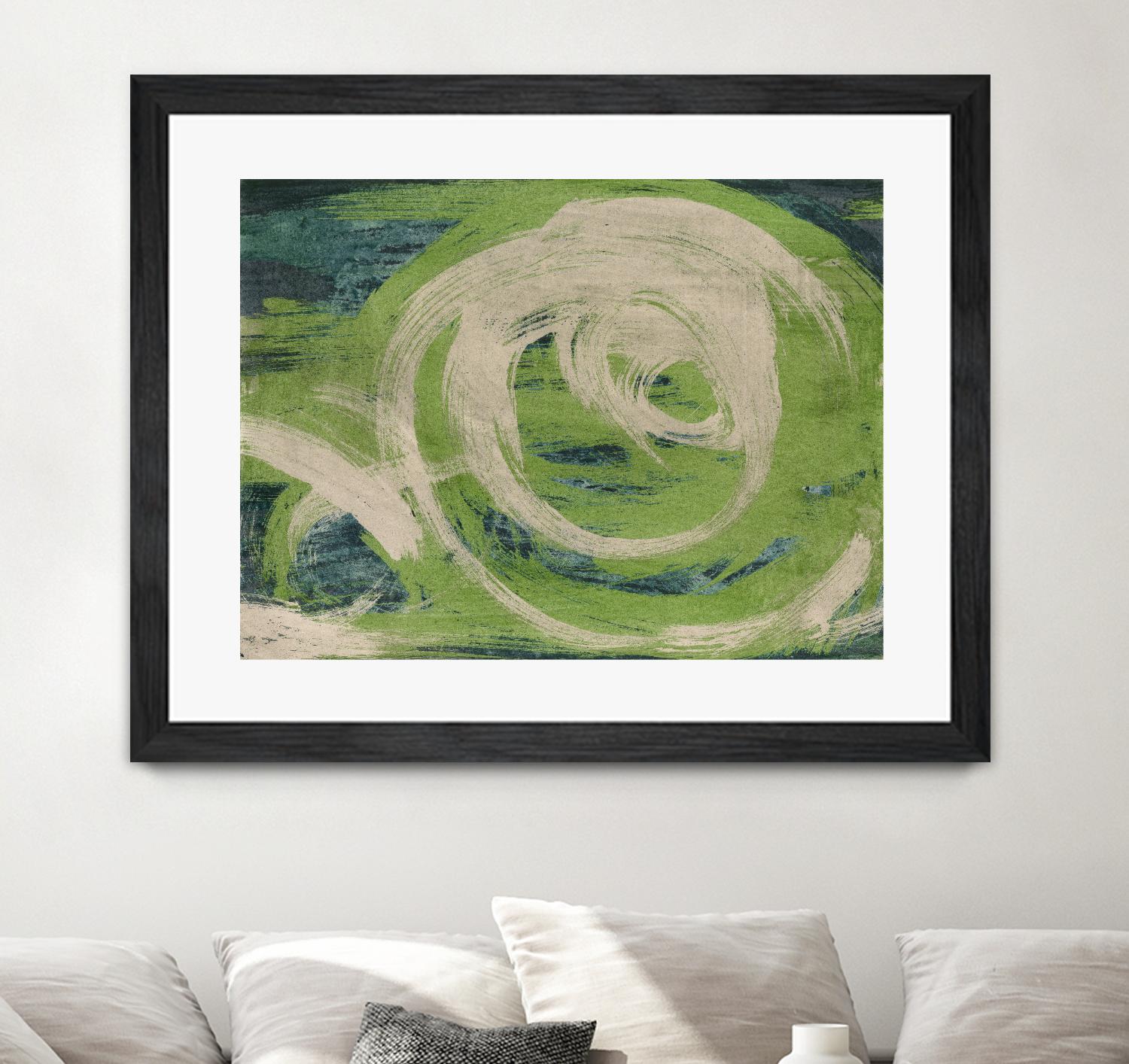 Waters Edge by Charles McMullen on GIANT ART - beige abstract