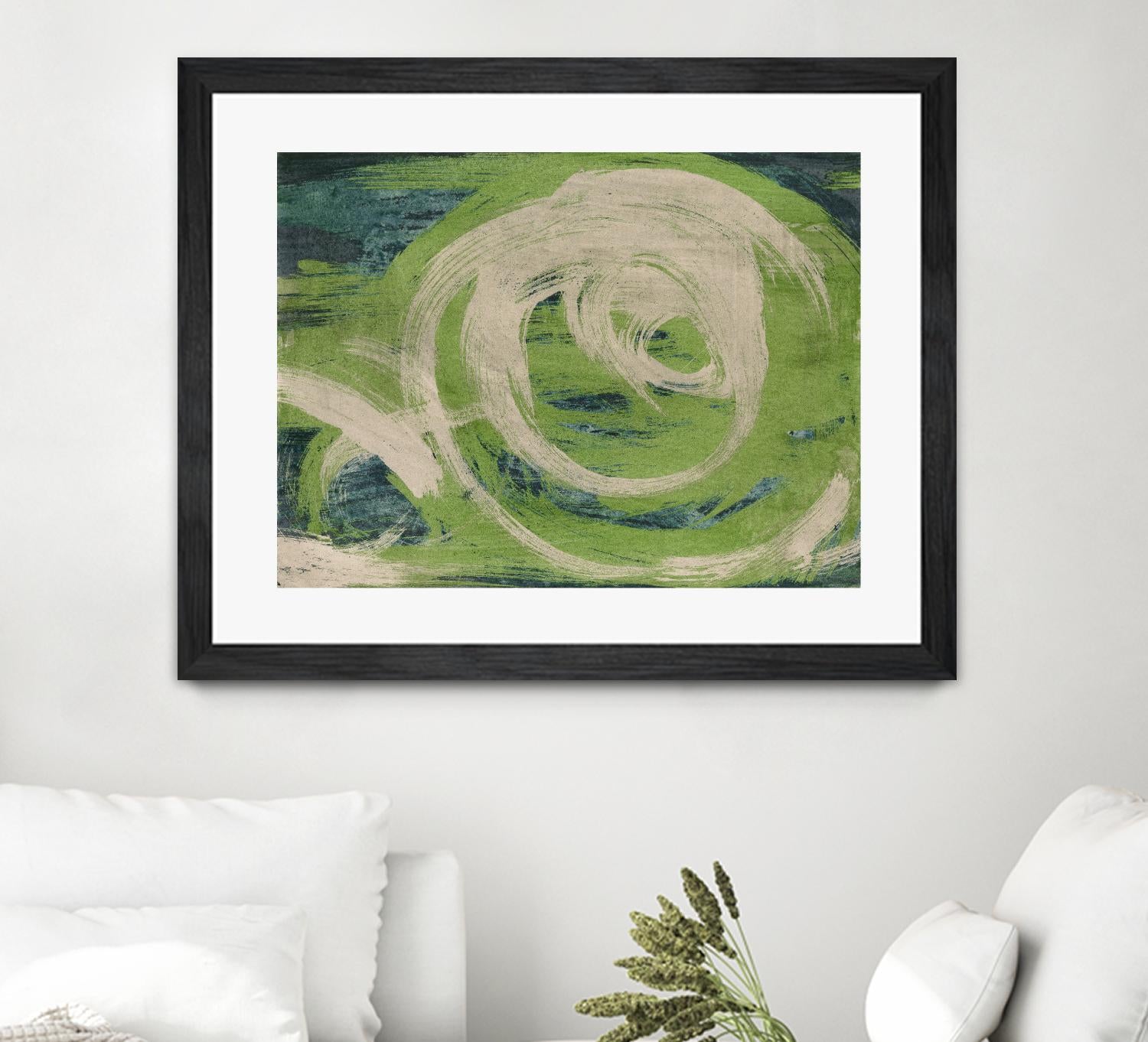 Waters Edge by Charles McMullen on GIANT ART - beige abstract