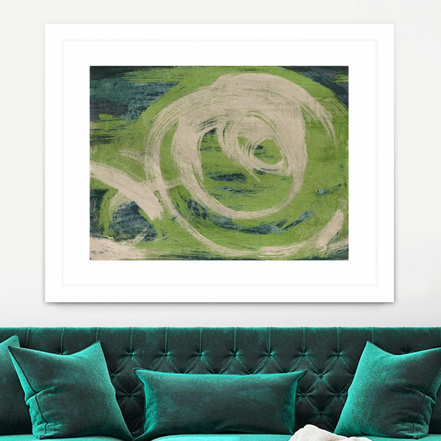 Waters Edge by Charles McMullen on GIANT ART - beige abstract