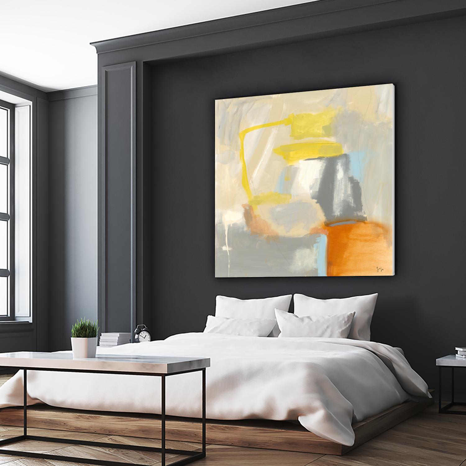 Sacred I by Sisa Jasper on GIANT ART - orange abstract