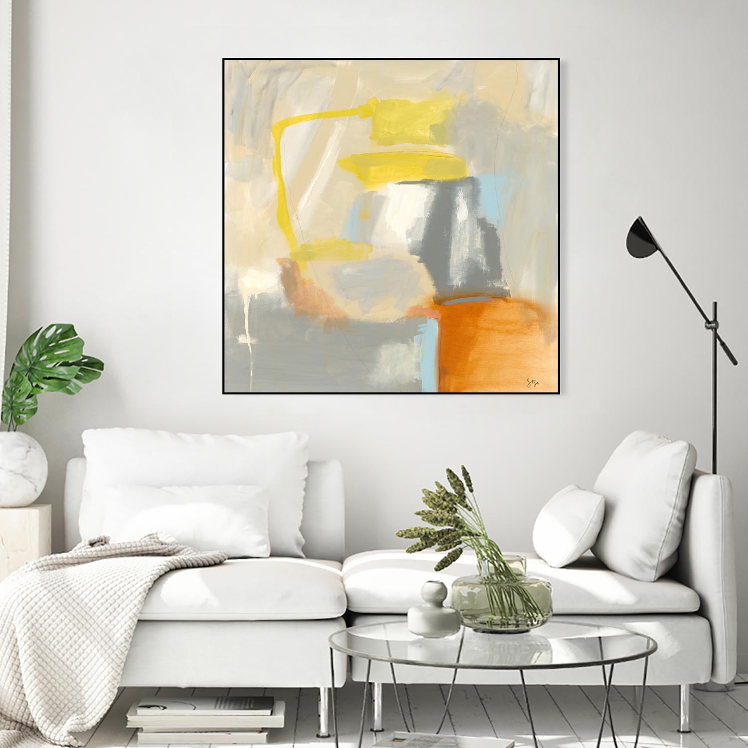 Sacred I by Sisa Jasper on GIANT ART - orange abstract