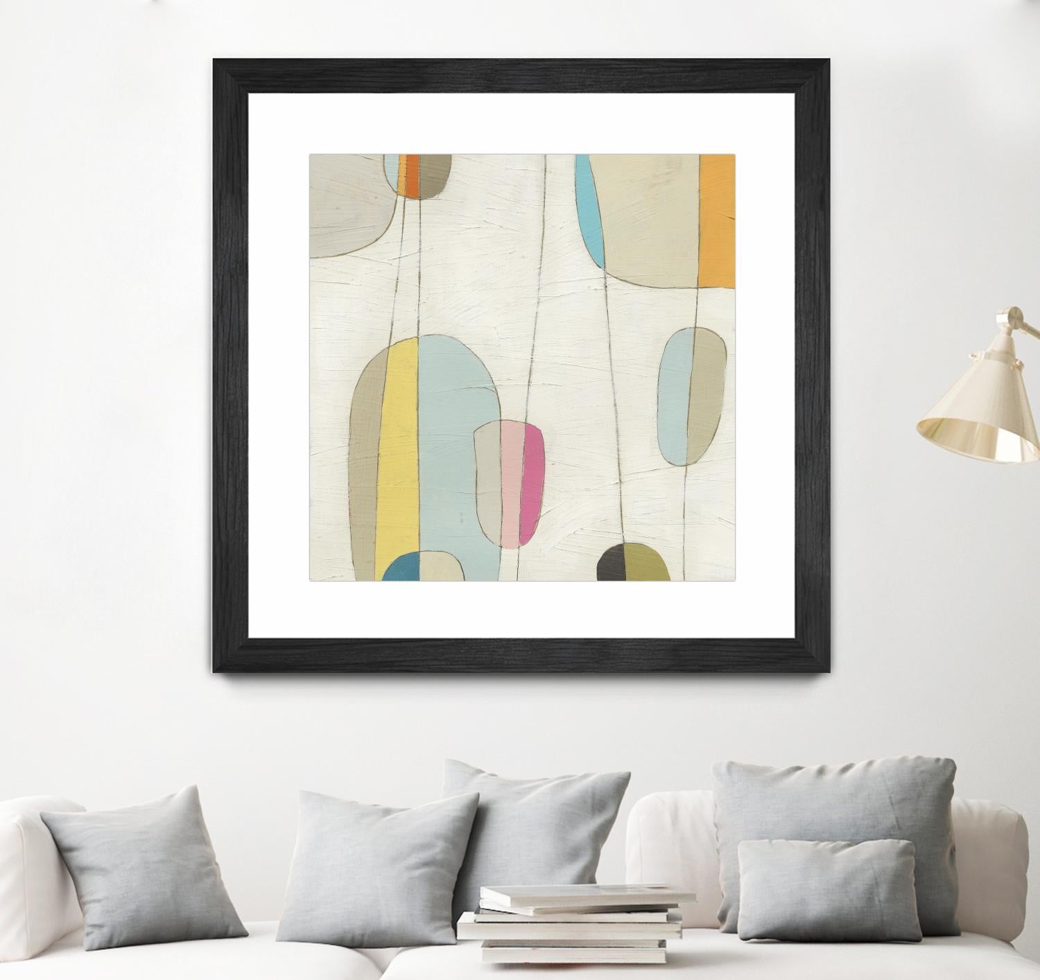 Molecular Motion IV by June Erica Vess on GIANT ART - beige shapes