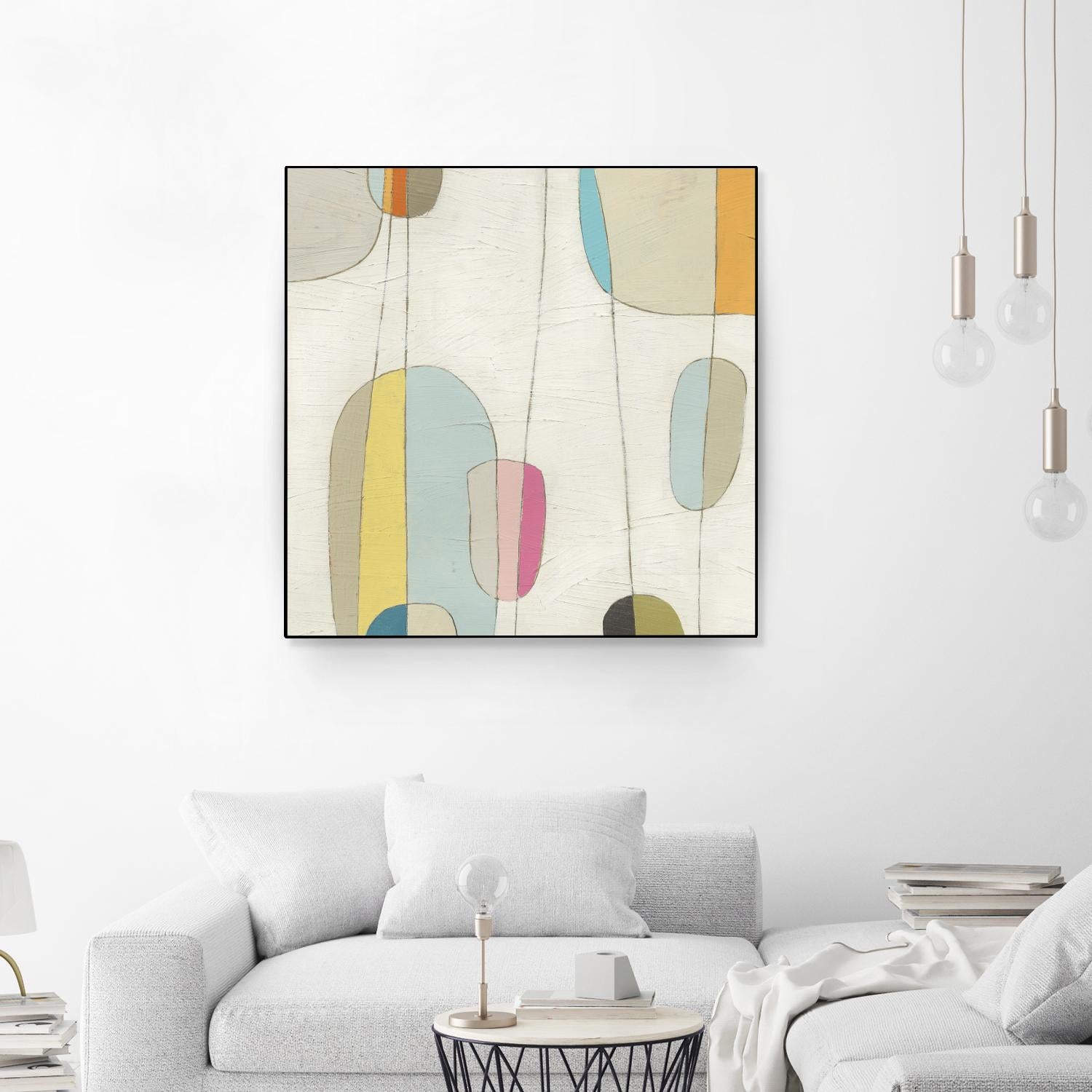 Molecular Motion IV by June Erica Vess on GIANT ART - beige shapes