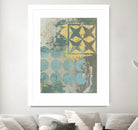 Dots and Stars II by Megan Meagher on GIANT ART - blue abstract