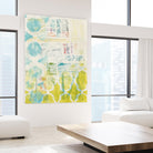 Lattice Progression I by June Erica Vess on GIANT ART - green abstract