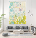 Lattice Progression I by June Erica Vess on GIANT ART - green abstract