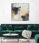 Gossamer Cloud II by June Erica Vess on GIANT ART - yellow abstract