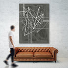 Vertices I by Ethan Harper on GIANT ART - white abstract