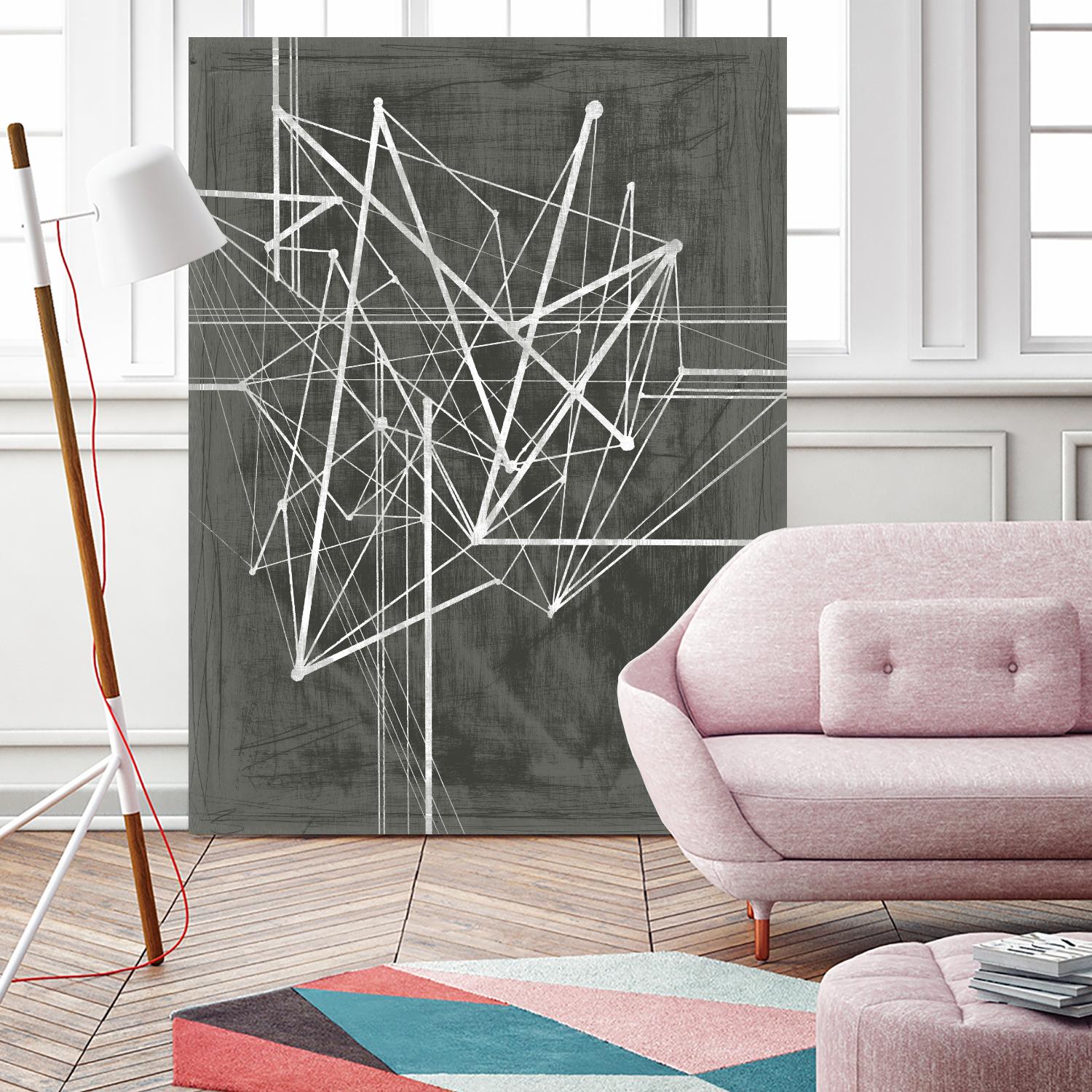 Vertices I by Ethan Harper on GIANT ART - white abstract