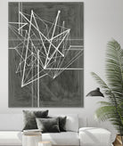 Vertices I by Ethan Harper on GIANT ART - white abstract