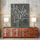 Vertices I by Ethan Harper on GIANT ART - white abstract