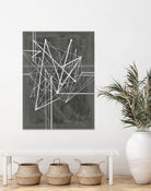 Vertices I by Ethan Harper on GIANT ART - white abstract
